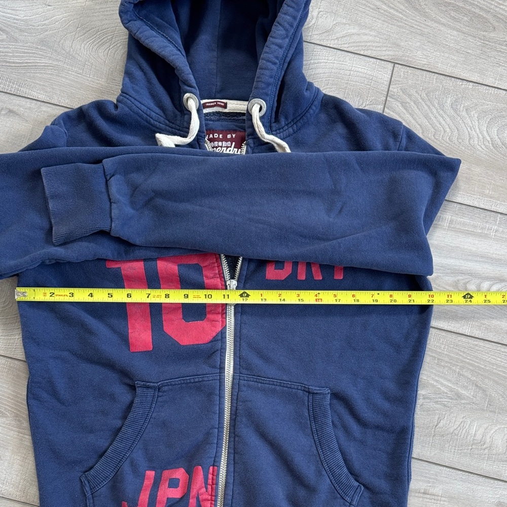Superdry Orange Label Trainer Hood Full Zip Hoodie Japan Large- Fits Medium US - Picture 8 of 10
